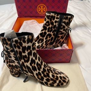 Tory Burch Cheetah Ankle Boots